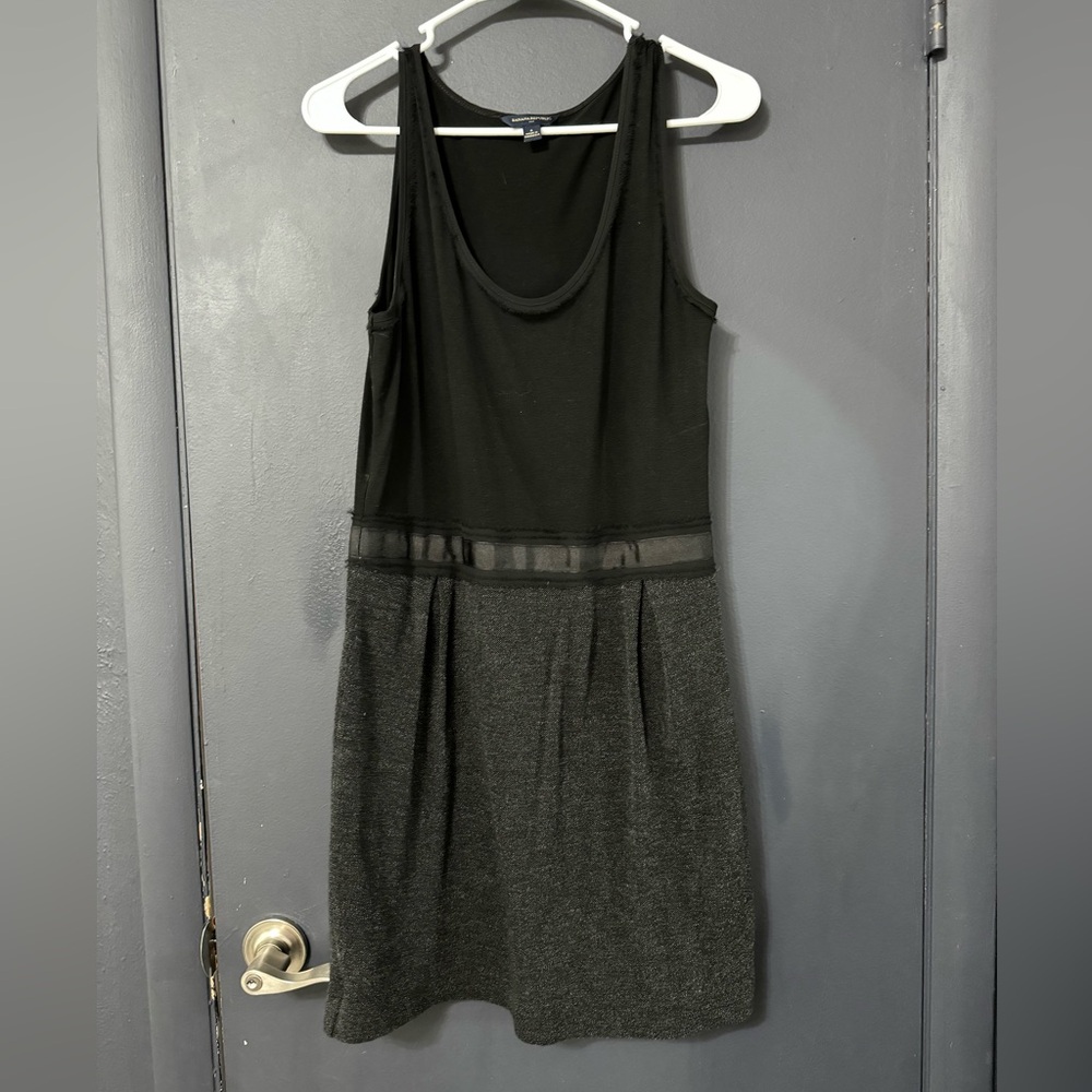 Banana Republic Black and Gray Dress
